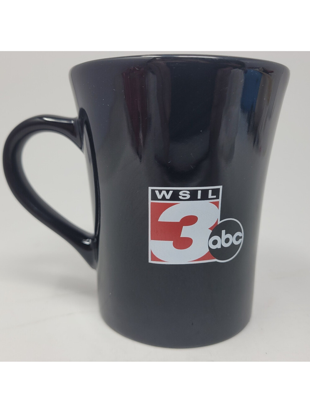 WSIL TV 3 ABC news coffee mug black Cup Harrisburg Illinois Southern IL station